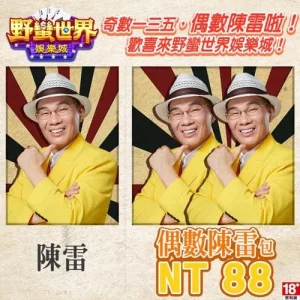 野蠻世界娛樂城-偶數陳雷包